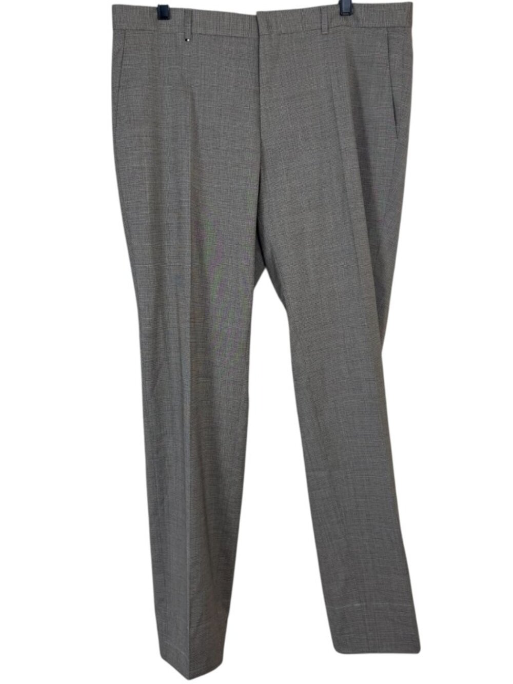 Hugo Boss New READ Genius Slim Fit Trousers Size 38R Light Beige Career Wool